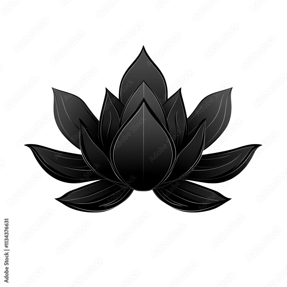 Elegant Black Lotus Flower: A Symbol of Serenity and Darkness Elegant Black Lotus Flower: A Symbol of Serenity and Darkness