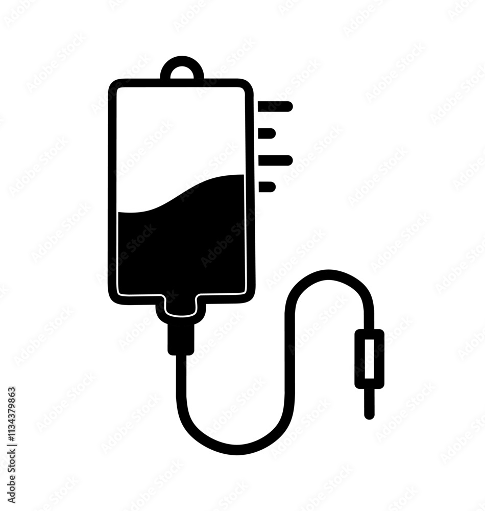 blood bag icon vector on white background. infusion flask icon blood bag icon vector on white background. infusion flask icon