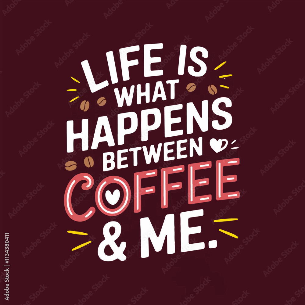 Fototapeta premium Coffee shirt designs | motivational typography t shirt design
