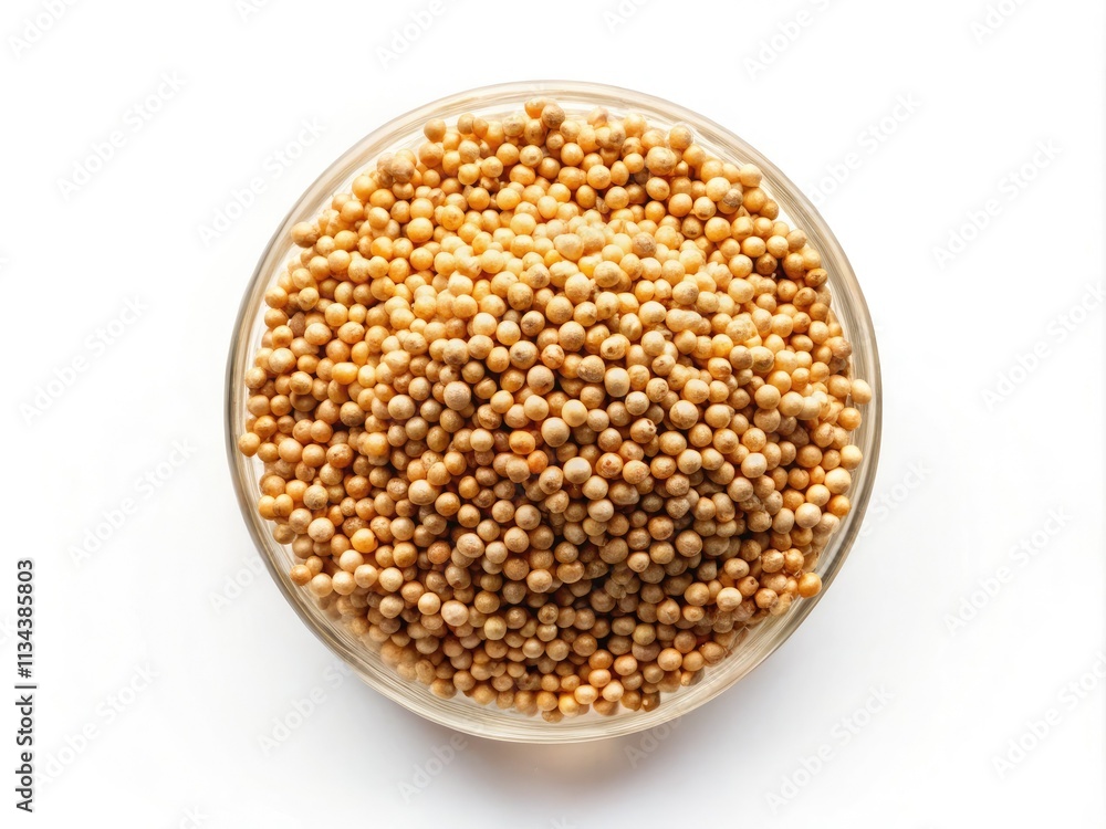 High-resolution sorghum seeds: a double exposure flat lay. High-resolution sorghum seeds: a double exposure flat lay.