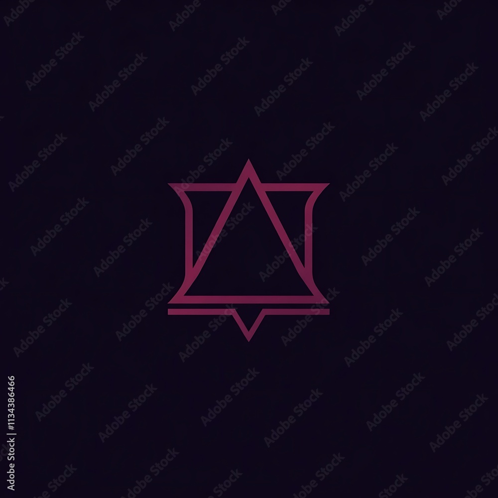 Abstract Geometric Star Logo Design Abstract Geometric Star Logo Design