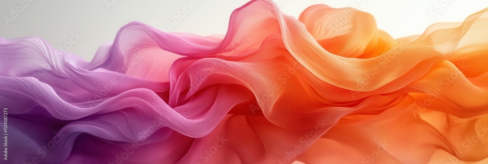 Fototapeta premium Gradual gradients dissolve into organic tissue patterns, blending soft textures, cellular structures