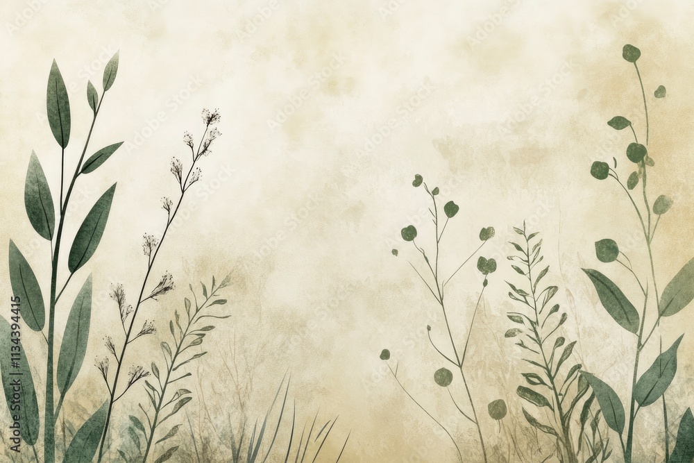 A minimalist nature-inspired background, with muted green and beige tones, featuring delicate plants, smooth textures, and a peaceful atmosphere. A minimalist nature-inspired background, with muted green and beige tones, featuring delicate plants, smooth textures, and a peaceful atmosphere.
