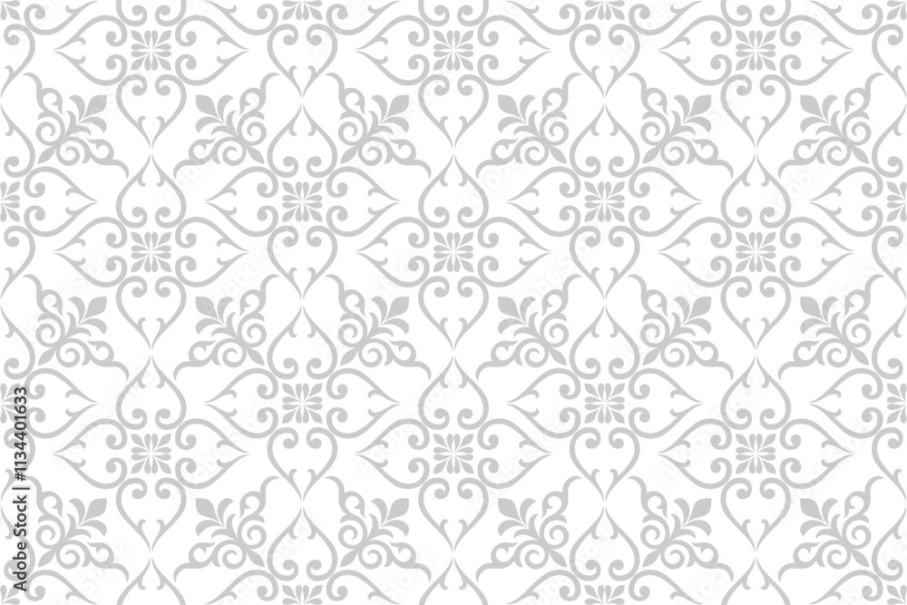 Floral seamless pattern ornament. Modern stylish texture. Repeating vector background. Floral seamless pattern ornament. Modern stylish texture. Repeating vector background.