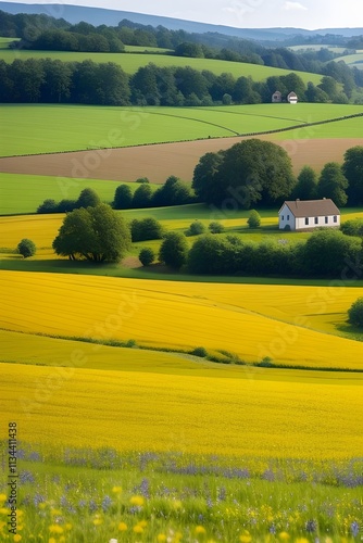 landscape with field