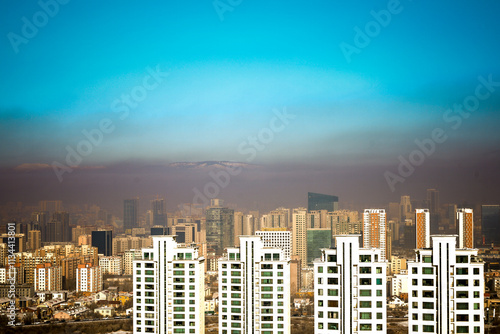 Industrial air pollution, Ulaanbataar, Mongolia