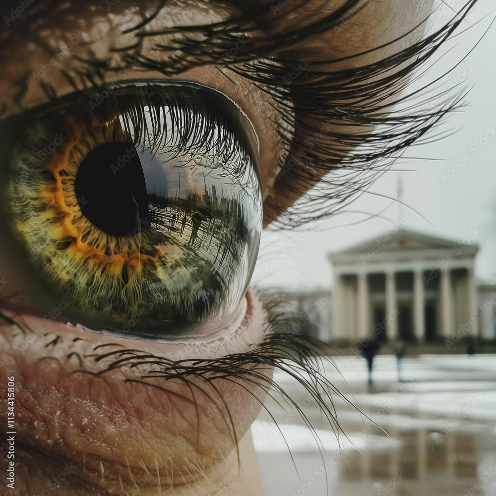 Green eye