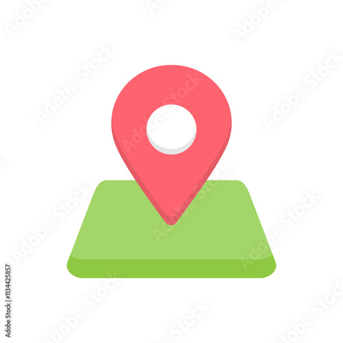 icon pin  map. Suitable for web design or locationbased apps. Perfect for indicating specific points visually.isolated white background editable,eps 10.