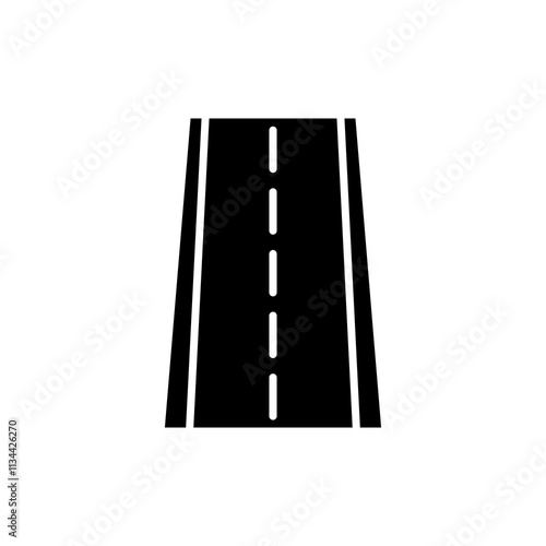 icon road illustration. Perfect for transportation, travel, road trip, and maprelated designs. Ideal for website backgrounds.isolated white background editable,eps 10.