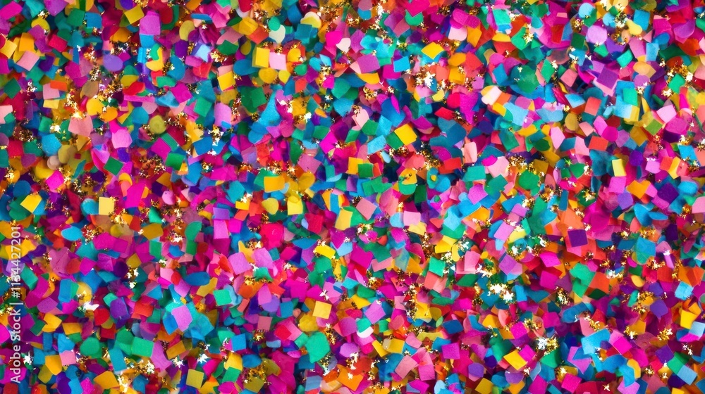 Colorful confetti bits background. Colorful confetti bits background.