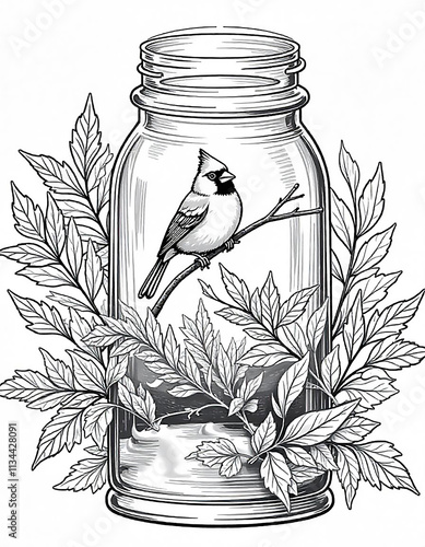 Wallpaper Mural illustration of a jar of jam Torontodigital.ca