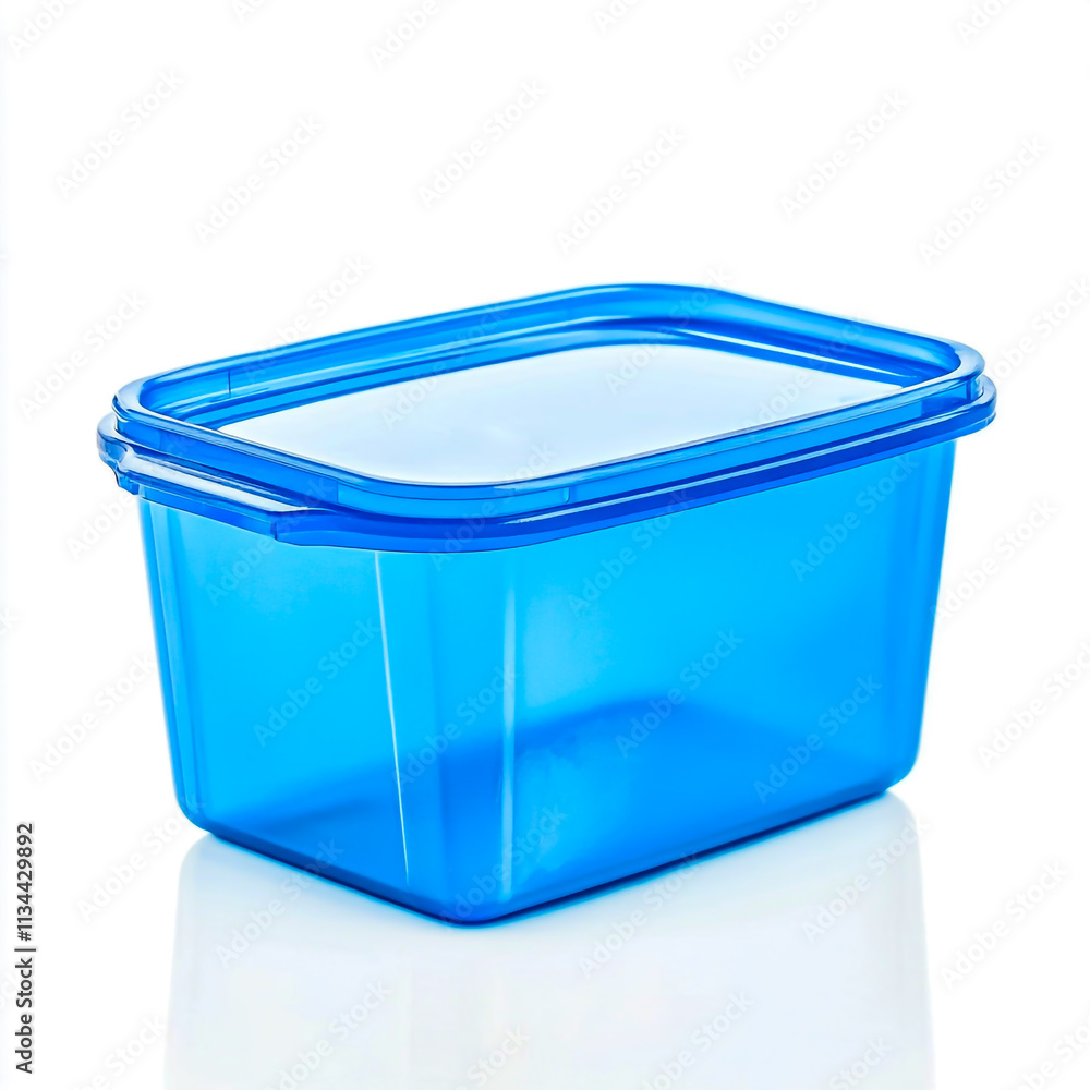 Plastic container isolated on white background. Plastic container isolated on white background.