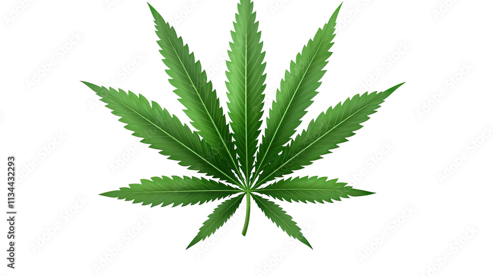 Cannabis Leaf Close-Up Cannabis Leaf Close-Up