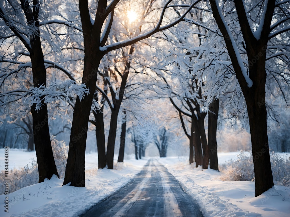 Fototapeta premium winter background