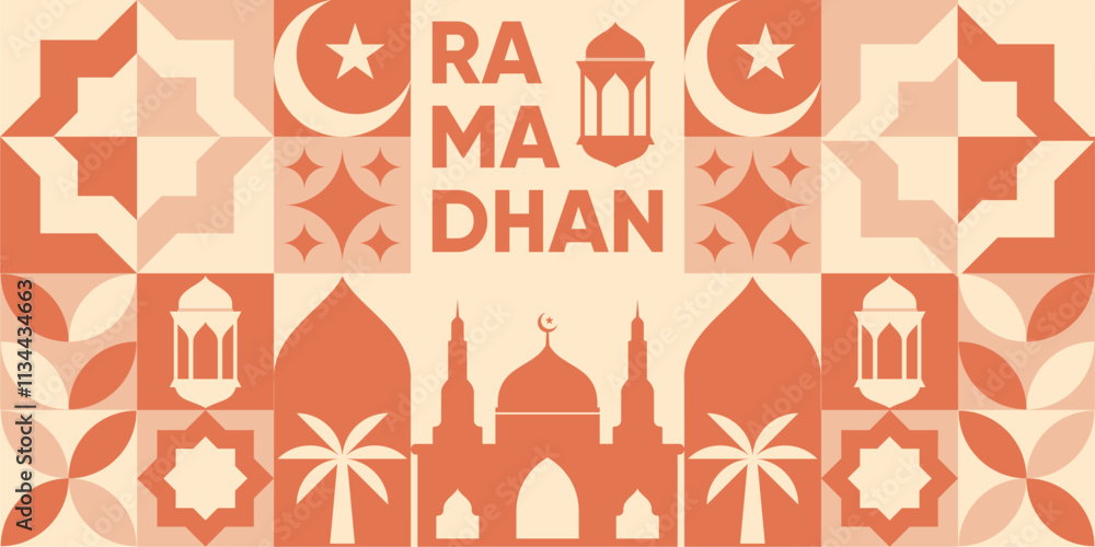 Islamic background with Ramadan theme for wallpaper design. Poster, media banner. A set of vector illustrations. Islamic background with Ramadan theme for wallpaper design. Poster, media banner. A set of vector illustrations.