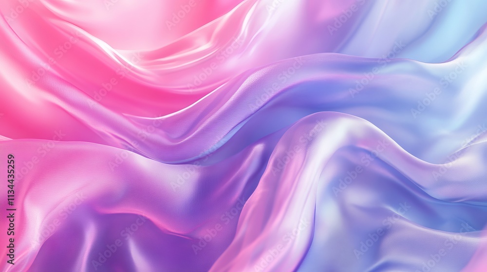 Obraz premium Soft flowing cloth background, ideal for product presentations or luxury mockups
