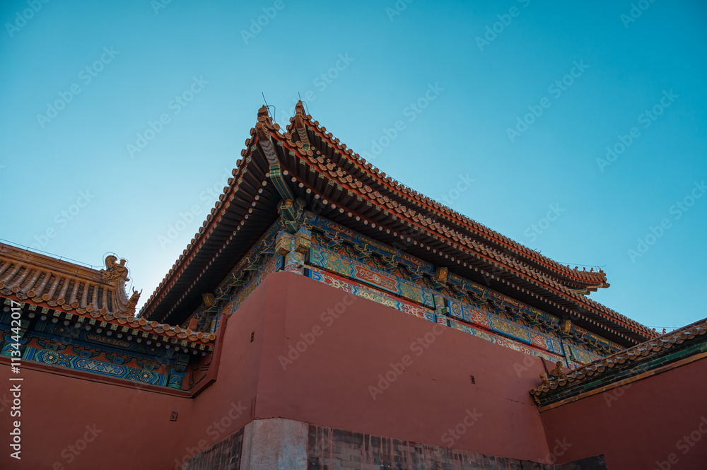 A corner of the Forbidden City palace in Beijing A corner of the Forbidden City palace in Beijing