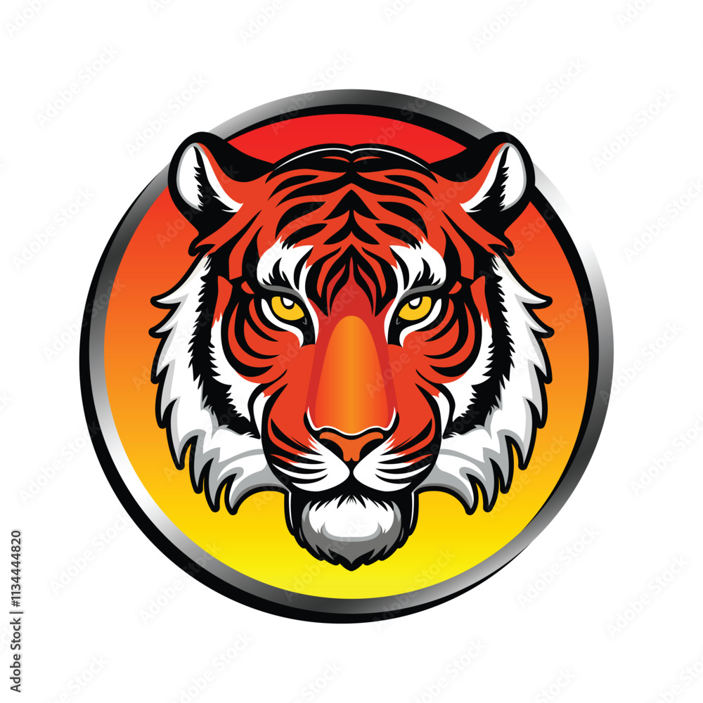 tiger head vector illustration tiger head vector illustration