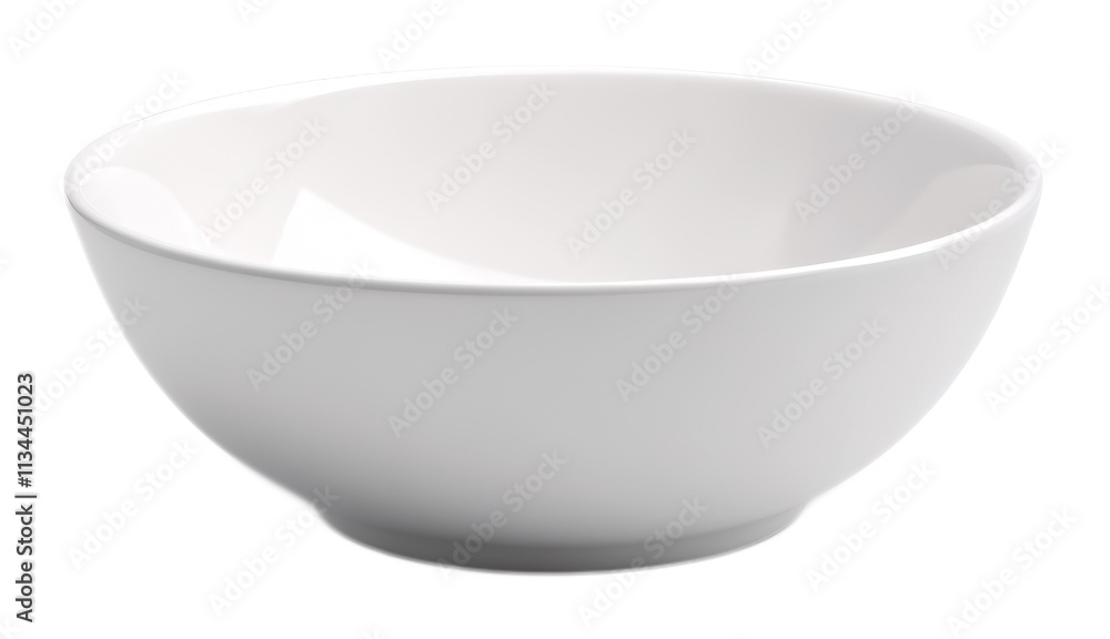 Ceramic Bowl for Serving & Decoration - Isolated on White Background Ceramic Bowl for Serving & Decoration - Isolated on White Background