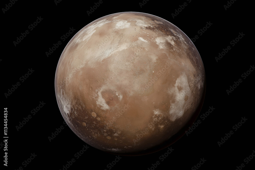 Planet Mars in space, realistic photo. Space, galaxy concept. Retrograde Mars. Close-up Planet Mars in space, realistic photo. Space, galaxy concept. Retrograde Mars. Close-up