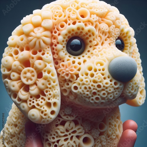 Sponge Dog A soft dog with a porous sponge like texture absorbin photo