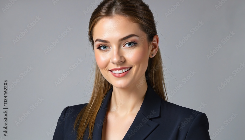 Elegant and Confident Businesswoman in a Modern Setting Elegant and Confident Businesswoman in a Modern Setting