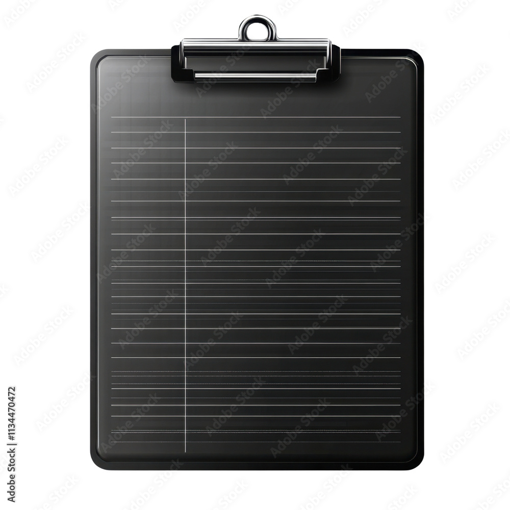 Blank Clipboard with Paper Sheets for Notes and Document Organization Blank Clipboard with Paper Sheets for Notes and Document Organization