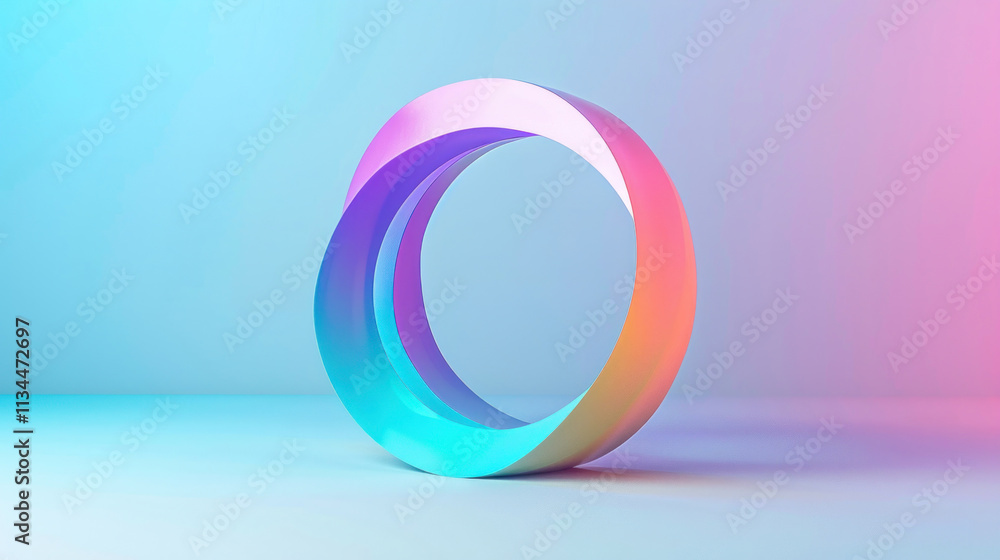 Clean modern logo mockup, set on a gradient for a vibrant look Clean modern logo mockup, set on a gradient for a vibrant look
