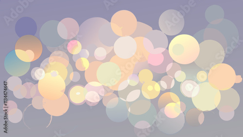 balloons on a blue background