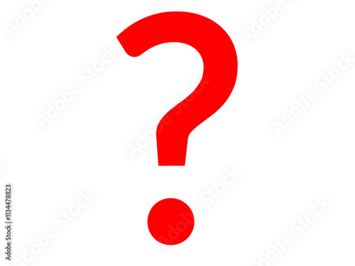 red question mark