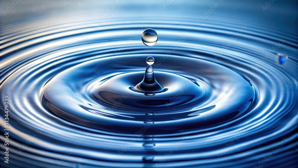 Clear water drop with circular waves, water, drop, clear,liquid, purity, nature, clean, ripple, concentric, circle, motion, texture Clear water drop with circular waves, water, drop, clear,liquid, purity, nature, clean, ripple, concentric, circle, motion, texture