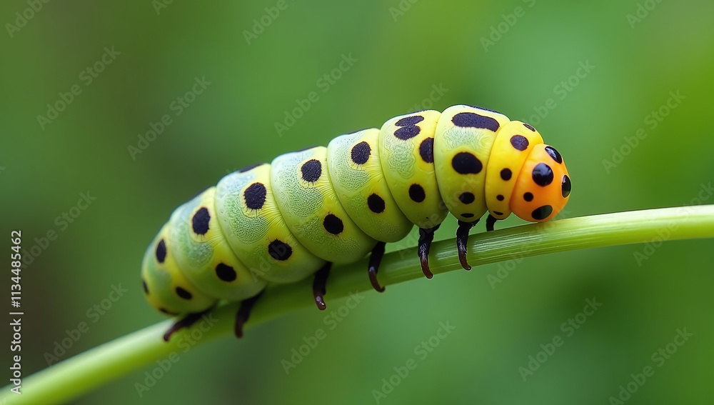 papilio zelicaon pupa found dill plant stem garden papilio zelicaon pupa found dill plant stem garden