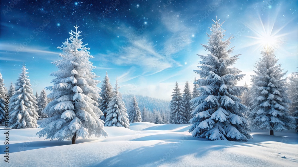 Snow-covered trees in a winter wonderland , winter, snow, cold, trees, forest, nature, white, frozen, landscape, season Snow-covered trees in a winter wonderland , winter, snow, cold, trees, forest, nature, white, frozen, landscape, season