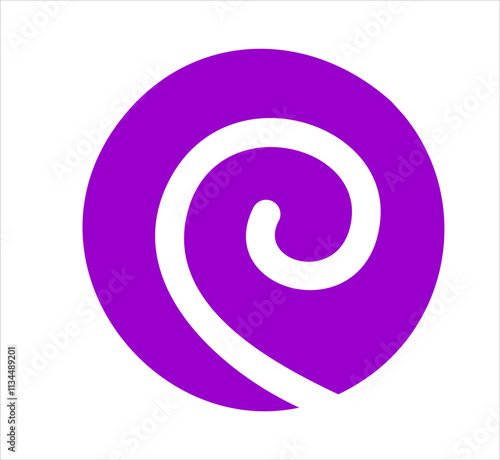 Spiral uzumaki japanese clan symbol