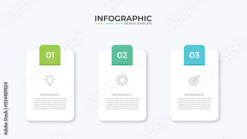 Vector Infographic label design template with icons and 3 options or steps. Can be used for process diagram, presentations, workflow layout, banner, flow chart, info graph