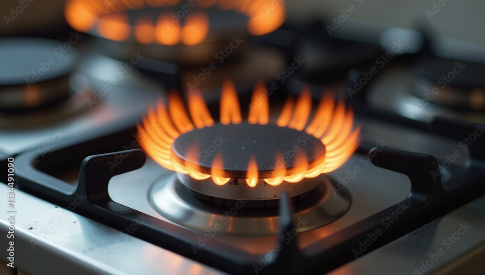 turned gas burner kitchen counter stove top today immediately cooking turned gas burner kitchen counter stove top today immediately cooking