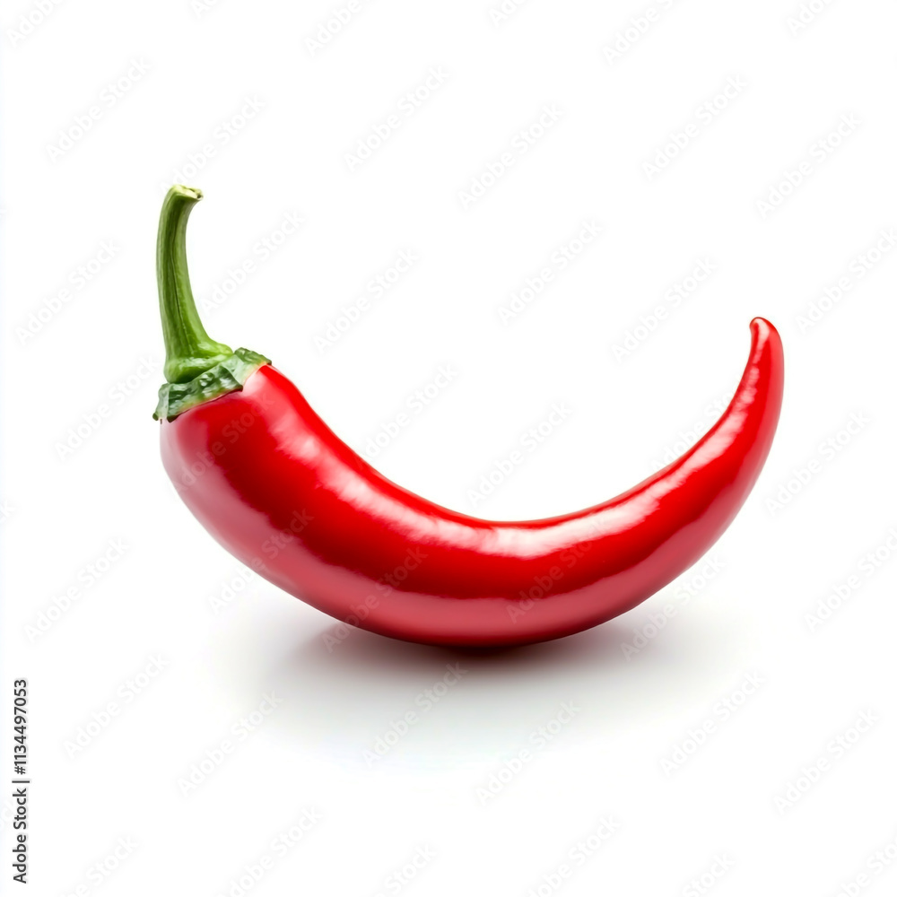 Red Chili Pepper isolated on white background. Red Chili Pepper isolated on white background.