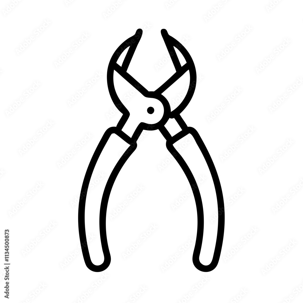 pliers isolated on white pliers isolated on white