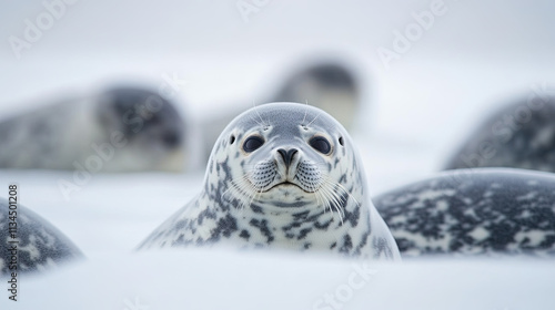 sea lions background photo