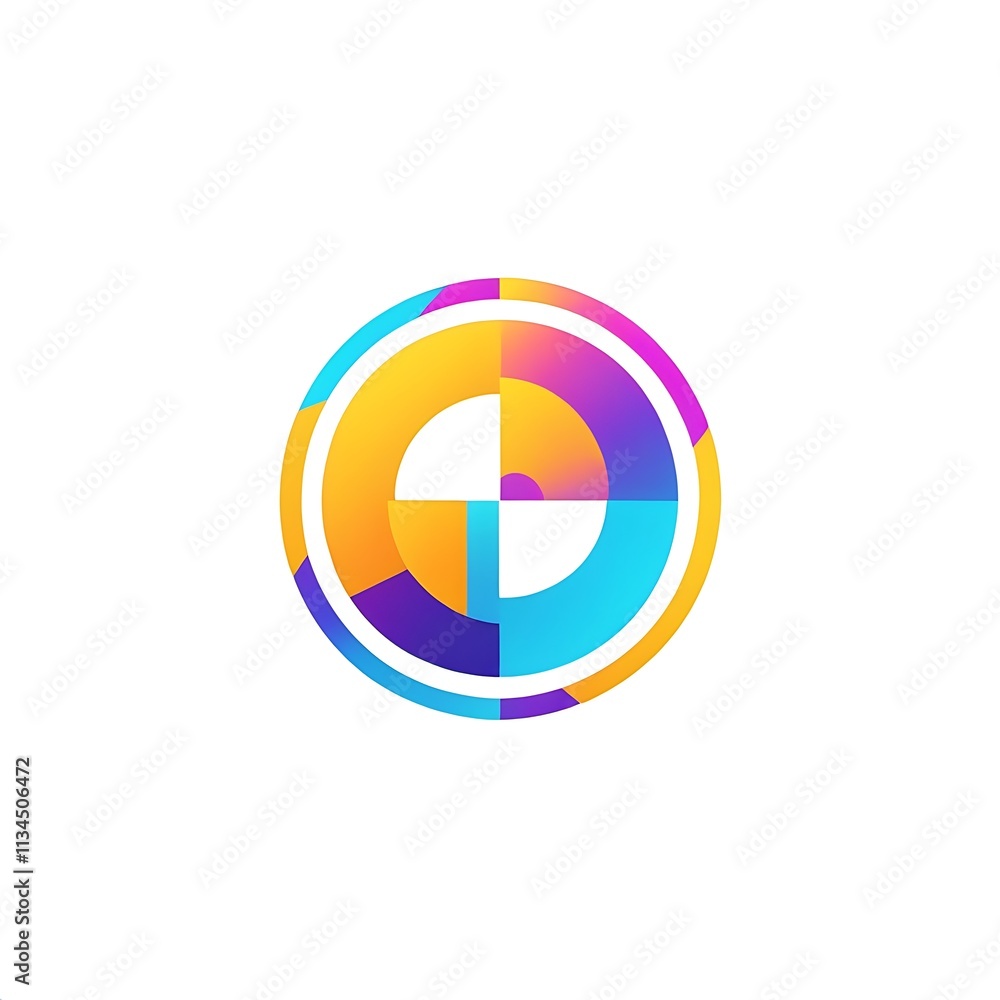 Vibrant Abstract Logo Design Vibrant Abstract Logo Design