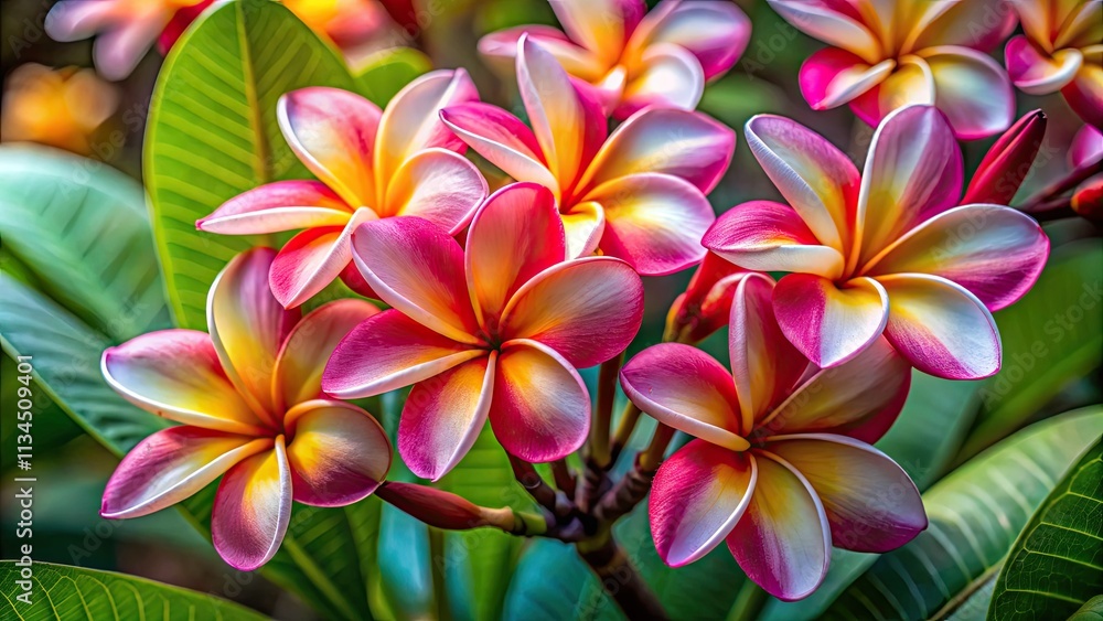 High-resolution plumeria flower photography capturing nature's exquisite tropical beauty. High-resolution plumeria flower photography capturing nature's exquisite tropical beauty.