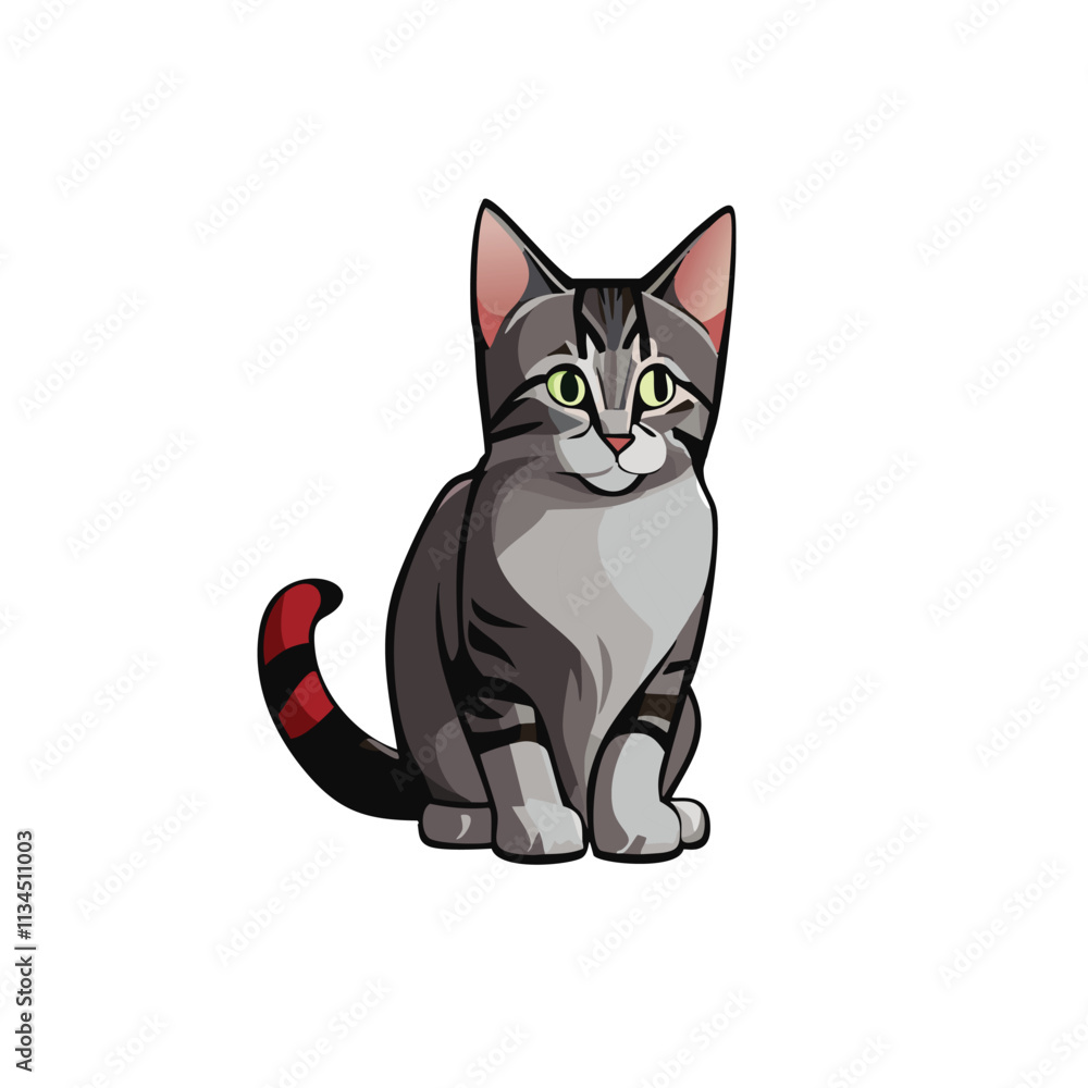 cute lovely cat vector design cute lovely cat vector design