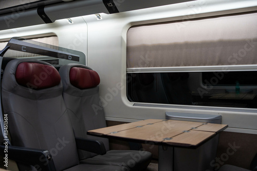 Luxury Travel in a High-Speed Train