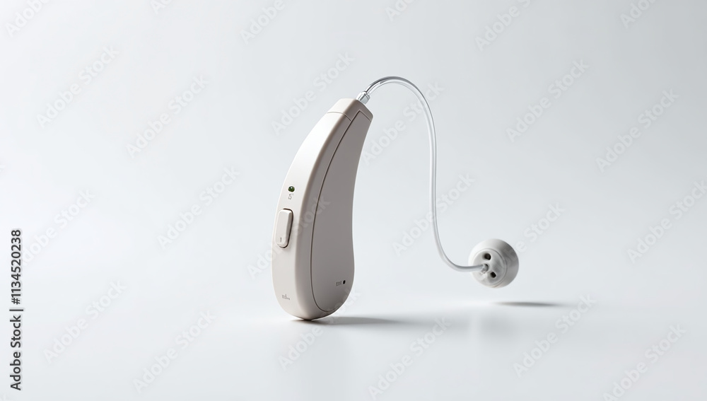 white surface shows hearing aid details clearly clean white background good lighting conditions white surface shows hearing aid details clearly clean white background good lighting conditions