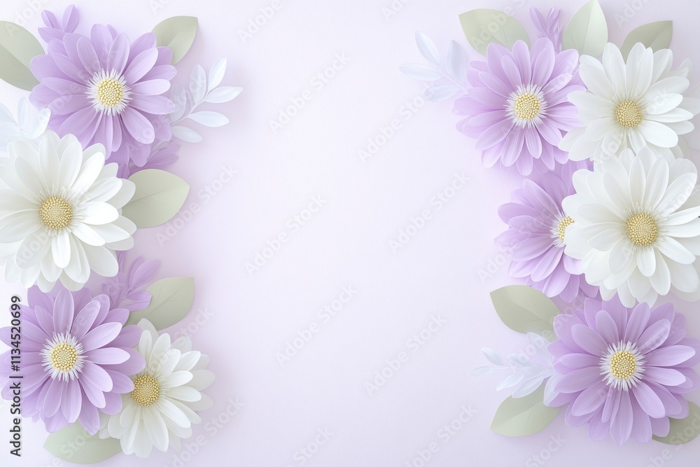 Charming minimalist floral display of soft pastel chrysanthemums for an elegant and serene indoor space Charming minimalist floral display of soft pastel chrysanthemums for an elegant and serene indoor space