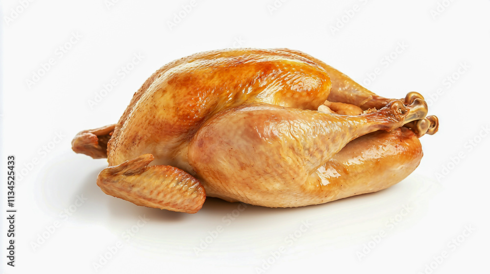 Roast Turkey Isolated on white Background, Perfect for Holiday Themes. Roast Turkey Isolated on white Background, Perfect for Holiday Themes.