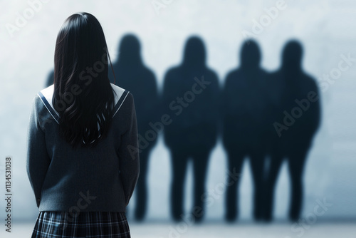 Plakat 학교폭력을 당하고 있는 학생
