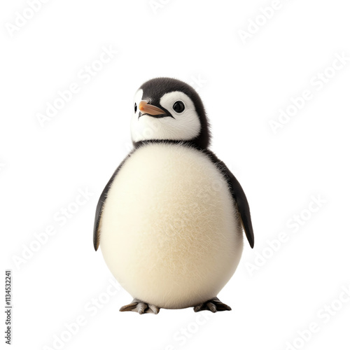 Wallpaper Mural Adorable baby penguin standing proudly. transparent background Torontodigital.ca