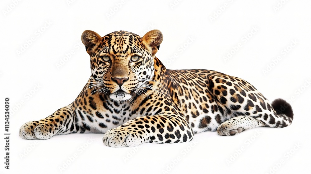 Rich Leopard Skin Texture Highlighting Natural Pattern Detail Rich Leopard Skin Texture Highlighting Natural Pattern Detail