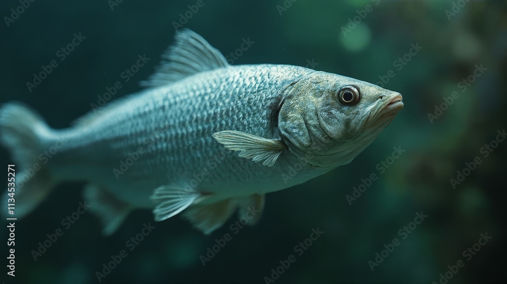 Fototapeta premium A fish that is swimming in the water